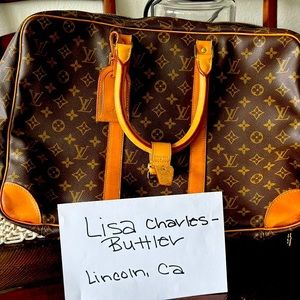 👜🌺 BEAUTIFUL*** LV Vintage luggage suitcase!!!YOU will LOVE!!!❤️
